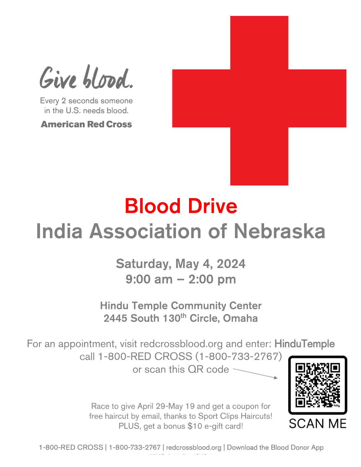 Blood drive Flyer